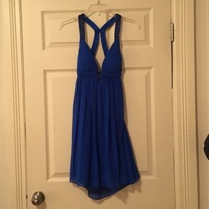 Cache V Neck Baby Doll Dress